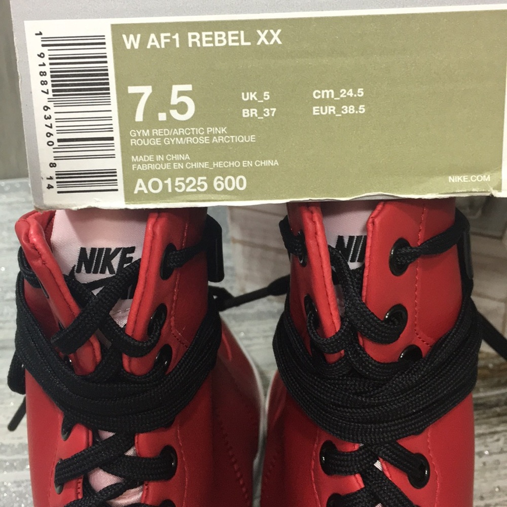 NIKE WMNS AF1 REBEL XX gym red/arctic pink - Picture 8 of 8